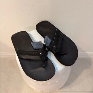 Tommy Hilfiger Black Men's Sandals Size 9